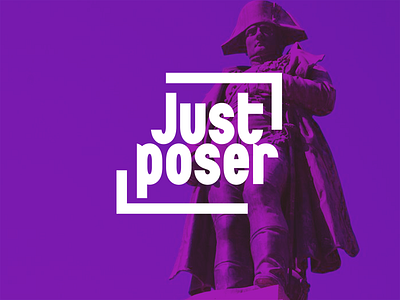 Just poser branding concept design graphic design lettering typography vector