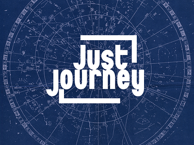 Just journey branding concept design graphic design lettering typography vector