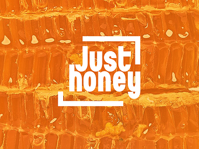 Just honey branding concept design graphic design lettering typography vector