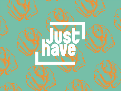 Just have branding concept design graphic design lettering typography vector