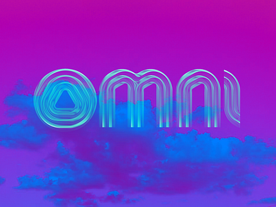 OMNI branding concept design graphic design illustration lettering logo omni typography vector