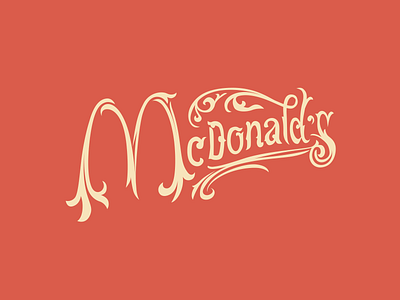 McD branding concept design graphic design illustration lettering logo mcdonalds rebranding typography vector