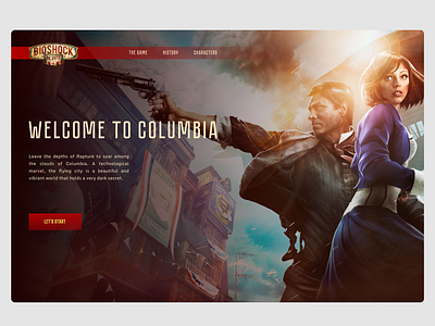 Site for game Bioshock: Infinity