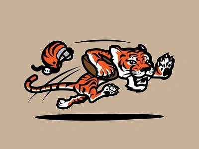 Updated Bengals Logo bengals branding cincinnati football illustrator logo nfl sports sports logo throwback vintage