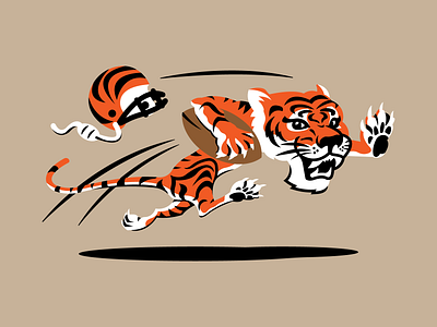 Updated Bengals Logo V2 bengals branding cincinnati design football illustrator logo nfl sports vector