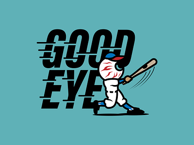 Good Eye Baseball apparel baseball branding design identity illustration illustrator logo mlb sports sports logo vector