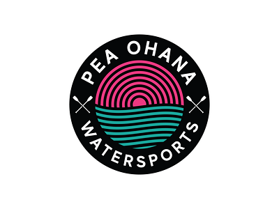 Pea Ohana Watersports Rejected Concept branding design identity illustrator vector