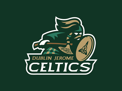 Dublin Jerome High School Logo branding dublin illustration illustrator logo logo design logos ohio sport sports sports logo