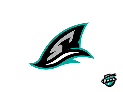 San Jose Sharks - Sean's NHL branding hockey identity logo nhl san jose sharks sharks sports sports logo