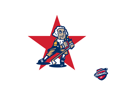 Washington Capitals - Sean's NHL branding capitals cartoon dc hockey identity illustration illustrator logo nhl sports sports logo vector washington washington dc