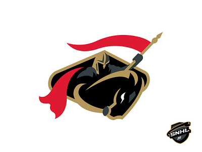 Vegas Golden Knights - Sean's NHL branding design golden knights hockey identity illustrator logo nhl sports sports logo vector vegas golden knights vgk