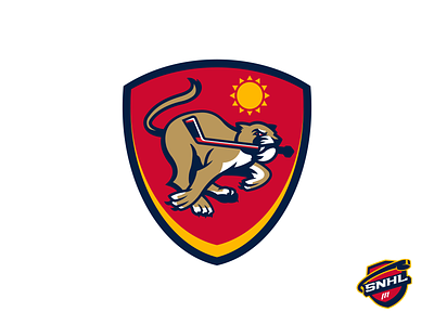 Florida Panthers - Sean's NHL branding design florida panthers hockey identity illustration illustrator logo nhl panther panthers sports sports logo vector