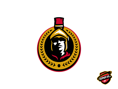 Ottawa Senators - Sean's NHL branding design hockey identity illustration illustrator logo nhl ottawa senators sports vector