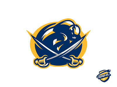 Buffalo Sabres - Sean's NHL branding buffalo hockey identity illustrator logo nhl sabres sports vector