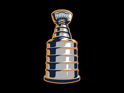 Stanley Cup Illustration branding design hockey identity illustration illustrator logo nhl sports sports logo stanley cup vector