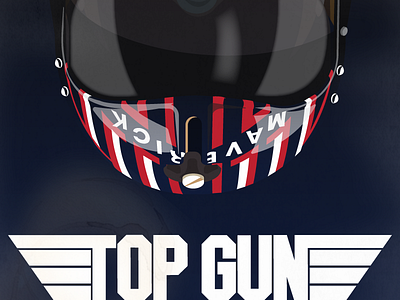 Top Gun Poster art direction illustration movie movie poster poster top gun