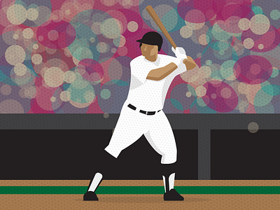 Ballplayer ai baseball illustration illustrator shadows sports