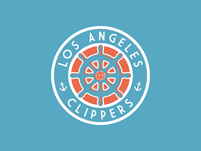 LA Clippers Concept Logo basketball branding clippers la logo los angeles nba sports
