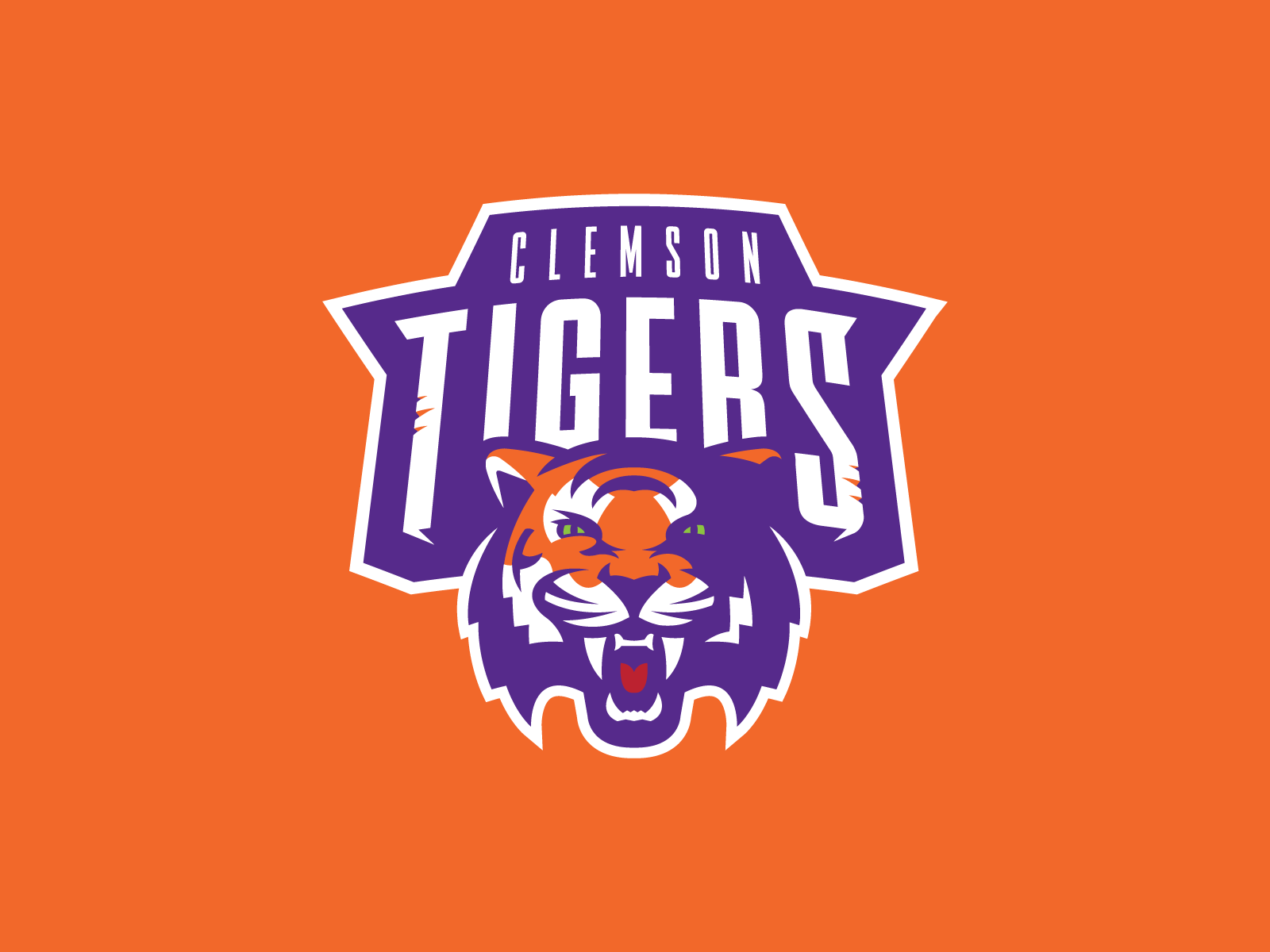 Roll Tigers - Clemson Logo Concept by Sean McCarthy on Dribbble