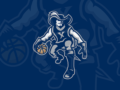 Xavier Basketball Logo Concept basketball branding cincinnati college college basketball concept design logo musketeers ncaa sports xavier