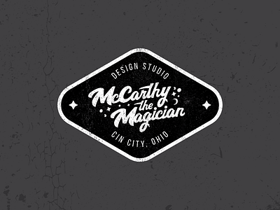 McCarthy the Magician - Branding Extension branding illustrator logo mccarthythemagician script texture typography