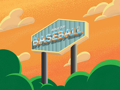 Baseball Illustration baseball dodger stadium dodgers illustration illustrations illustrator los angeles sports sports art