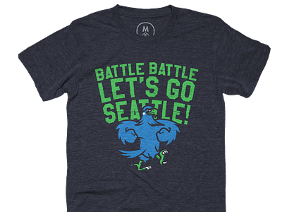 Battle Battle Let's Go Seattle! - Cotton Bureau