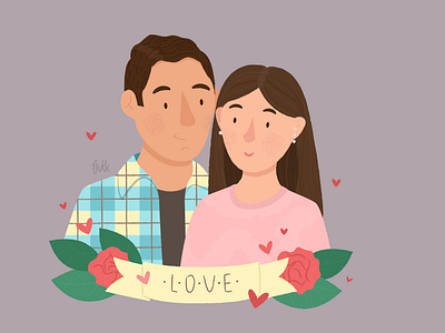 Couple Portrait for Valentine's Day