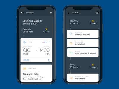 Timeline for an scheduled travel agenda airline app box card design feed flight list list view product rent schedule ticket timeline travel travel app typography ui ux design