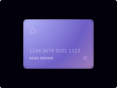 Credit card design