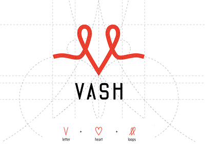 VASH logo brand identity branding design graphic design icon illustration logo vector