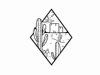 Adventure clean design line art white