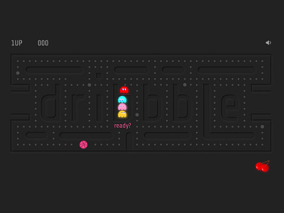 PAC MAN dribbble