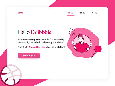 Hello Dribbble