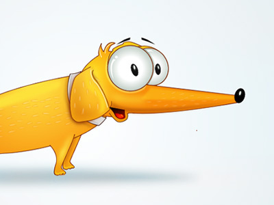 Dachshund Mascot design illustration mascot