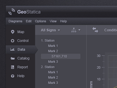 GeoStatica Interface application gui interface os