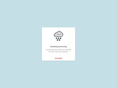 Daily Uiyout #8 - Flash Message blue design flash french home message modal popup rain web