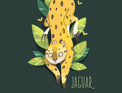 JAGUAR animals design illustration