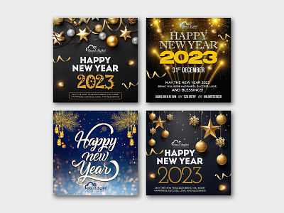 Free New Year Post Set 1 banner template free branding free banner free file free new year banner free new year template free newyear post banner free poster free psd free social media banner free template graphic design happy new year new year new year 2023 new year design new year free psd social media post
