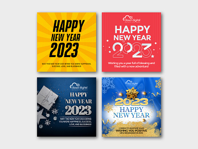 Free New Year Post Set 2 banner template free branding free banner free file free new year banner free new year template free newyear post banner free poster free psd free social media banner free template graphic design happy new year new year new year 2023 new year design new year free psd social media post
