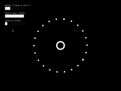 playing with sine/cosine generative generative art new media processing