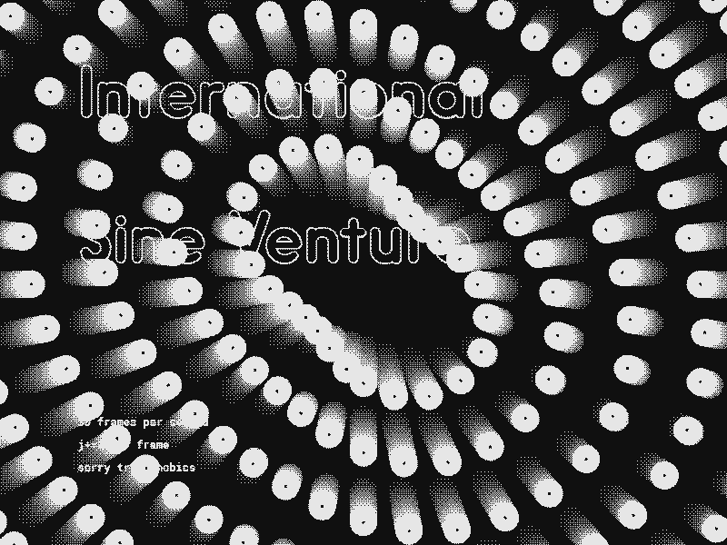 International Sine Venture trigonometry generative creative coding geometry coding animation gif processing