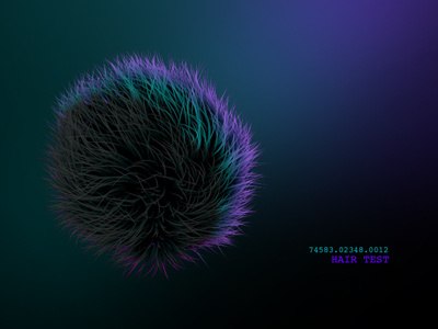 hair test c4d hair illumination test