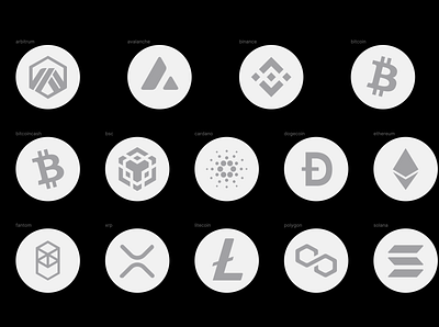 Coins networks app crypto ios logo macos wallet