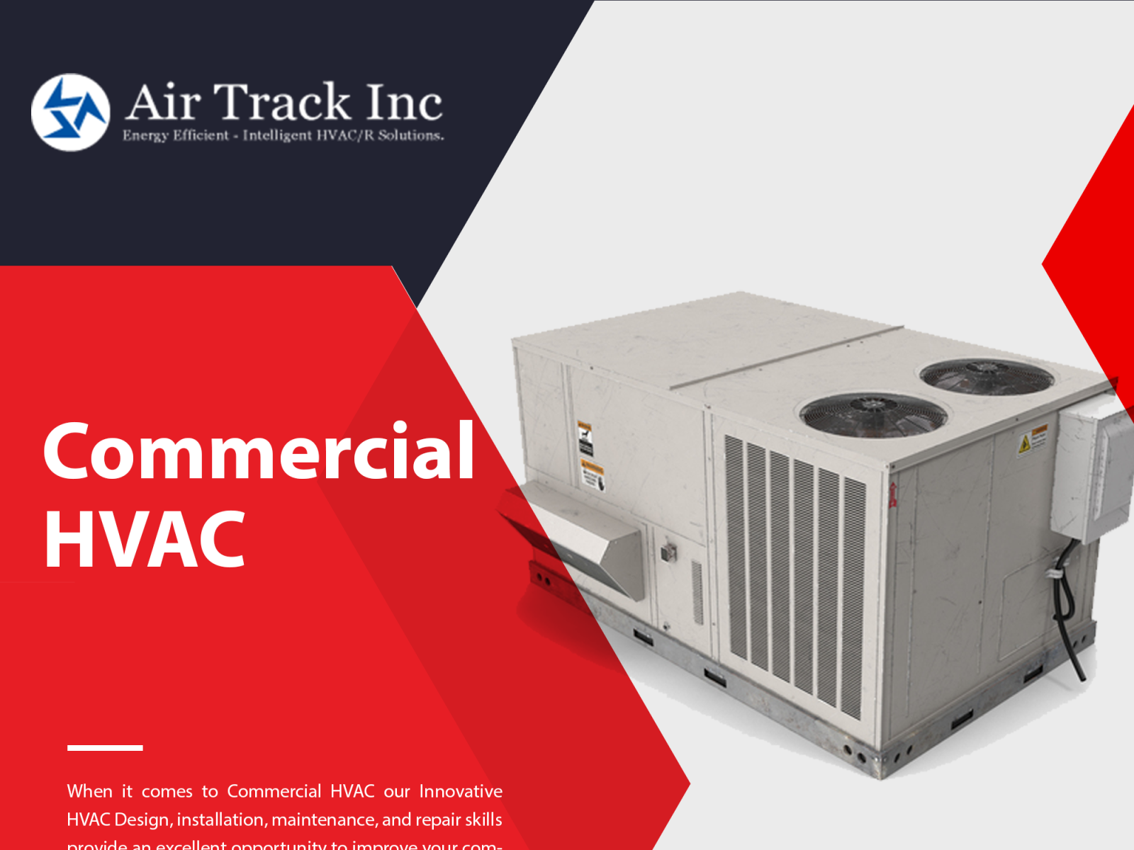 Commercial HVAC in Mississauga by Air Track Inc on Dribbble