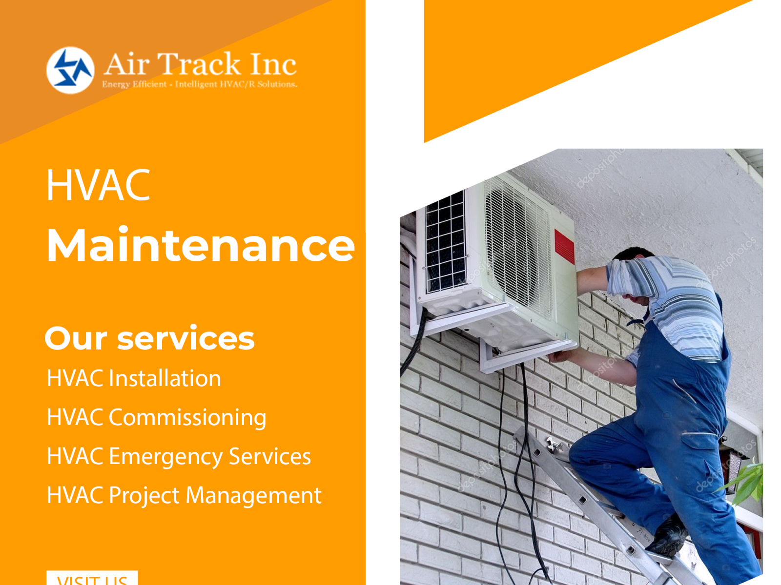 Hvac Maintenance By Air Track Inc On Dribbble