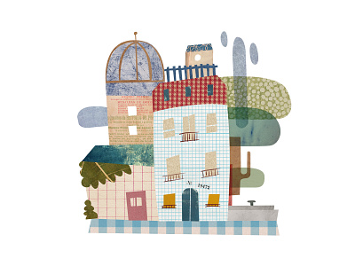 Lisbon azulejos city digital illustration illustration illustrator lisbon paper art papercut pattern texture