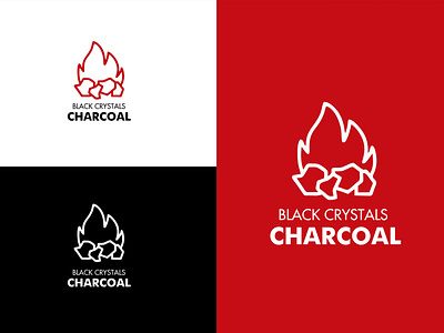 Logo Design for Black Crystals Charcoal