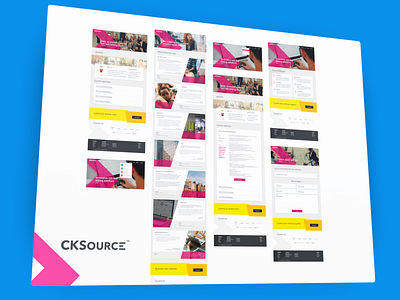 CKSource website redesign branding design illustration logo rebranding ui ux webdesign
