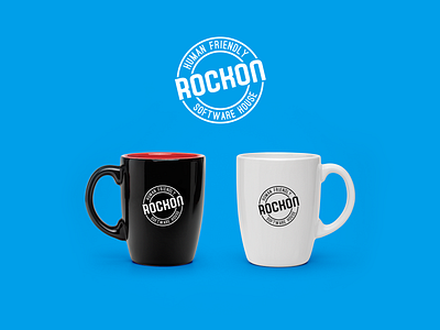 Rockon logotype design rebranding wallpaper
